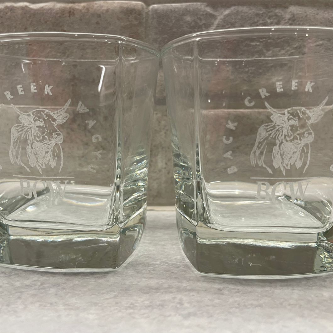 Back Creek Wagyu Glasswear
