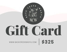 Load image into Gallery viewer, Back Creek Wagyu Gift Card
