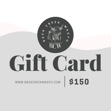 Load image into Gallery viewer, Back Creek Wagyu Gift Card
