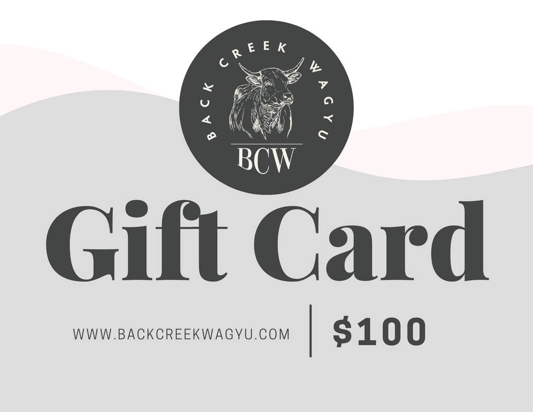 Back Creek Wagyu Gift Card