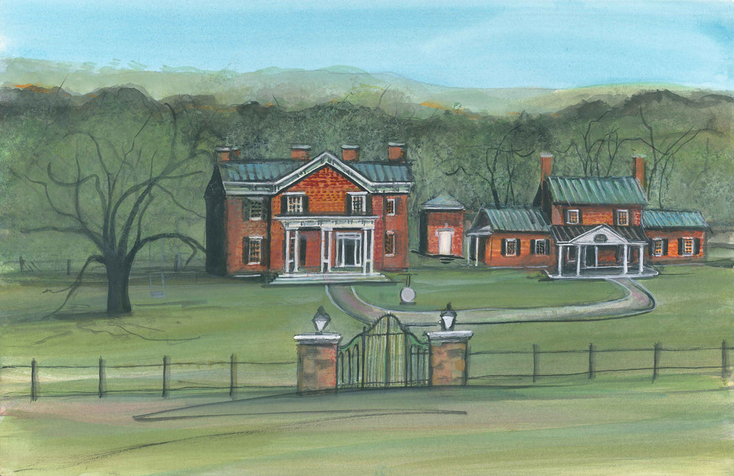 Belle Hampton Giclée by P. Buckley Moss